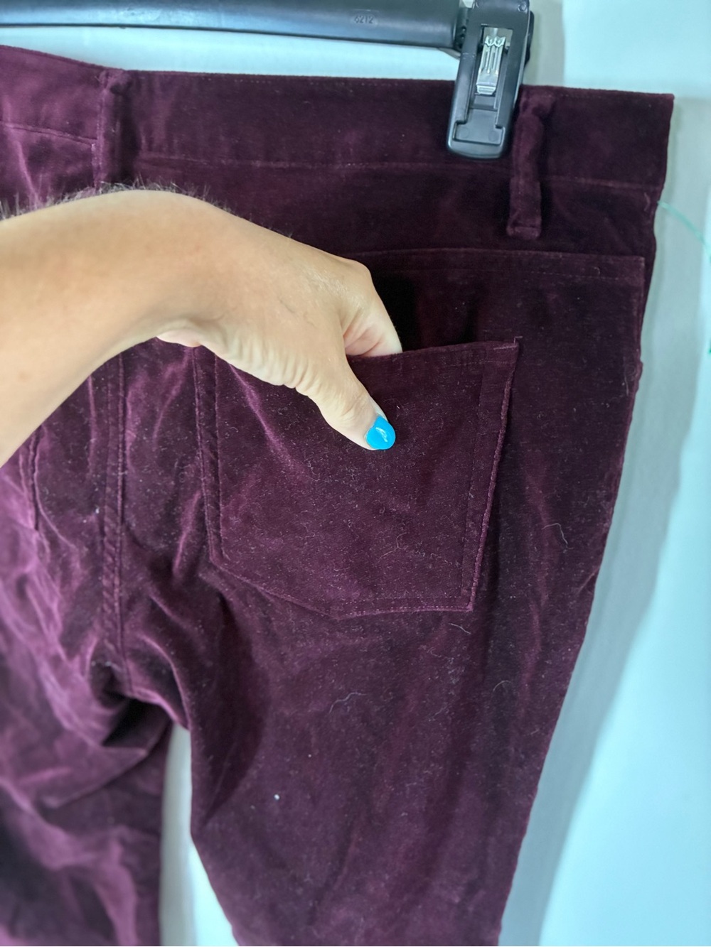 Ralph Lauren Pants in Deep Burgundy - Picture 8 of 9
